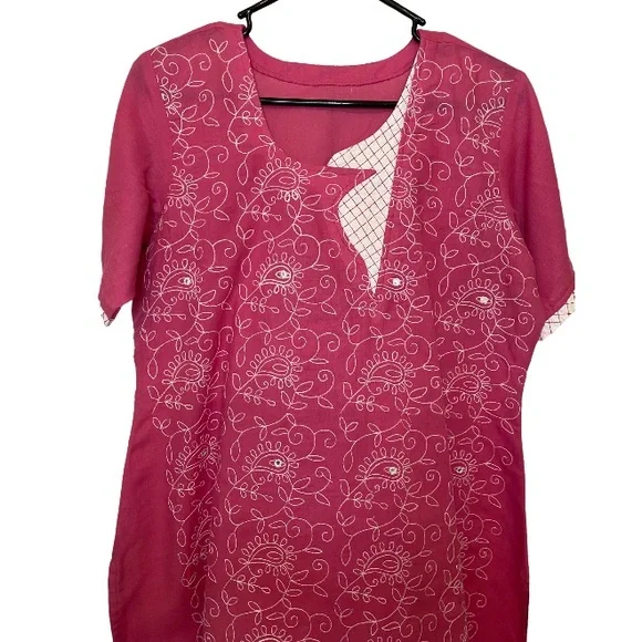 Pink Indian 3 Piece Salwar Kameez/ Punjabi - Picture 2 of 13